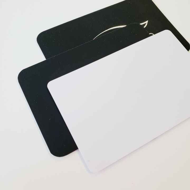 Cartes de visite coins arrondis